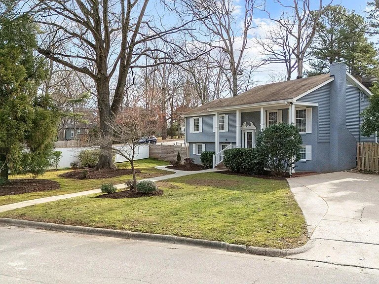 Original exterior photograph of 5412 Farley Drive in Raleigh